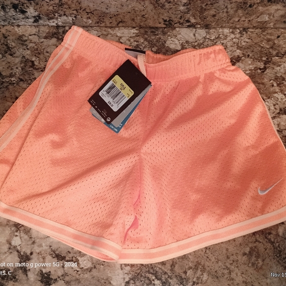 Nike Other - Nike Girls Kids Coral Athletic Shorts Nwt